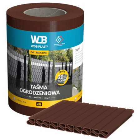 Tvoros Juosta Basic Line 450 g/m2, 19 cm x 35 m (RAL8011)